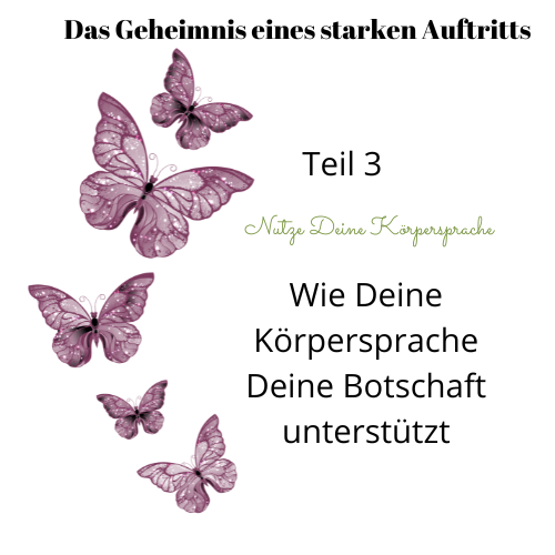 Geheimnis eines starken Auftritts Teil 3 -Mit einer positiven Körpersprache zur starken Botschaft